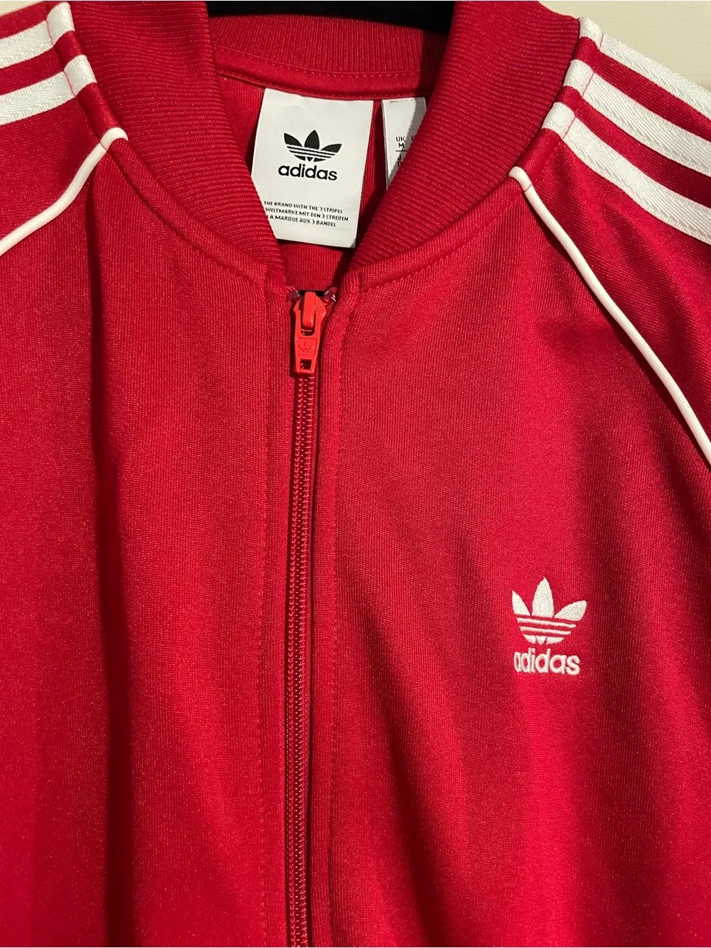Adidas Men’s Red Track Jacket & Pants Set